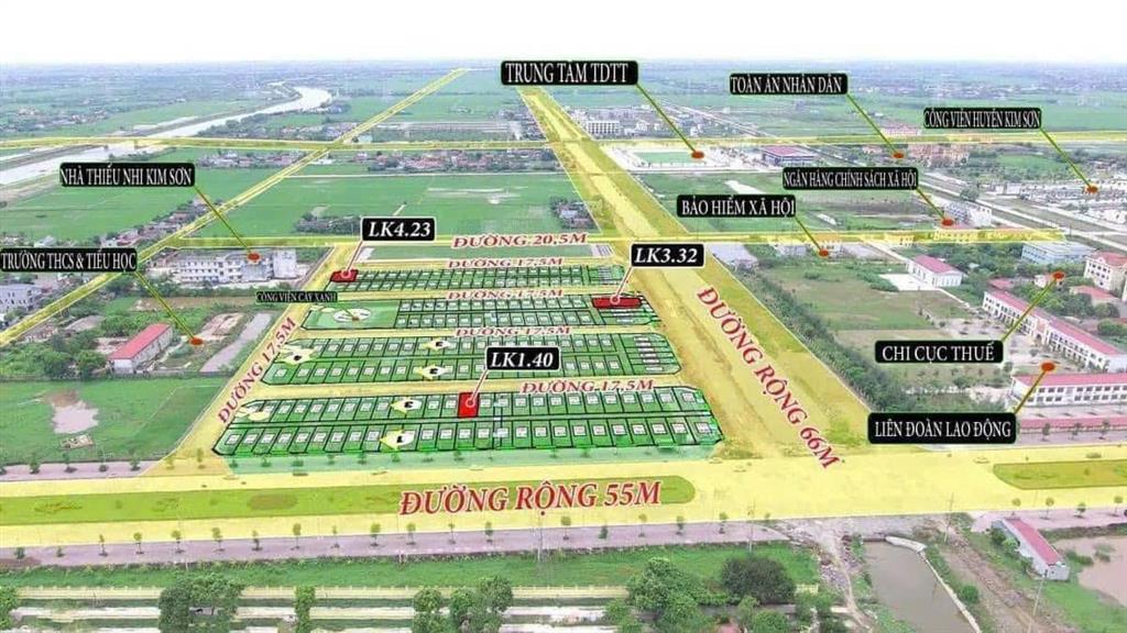 Bán đất nền 120m2 tại an cư xã thượng kiệm, kim sơn, ninh bình, giá cực chất chỉ với 1,55 tỷ