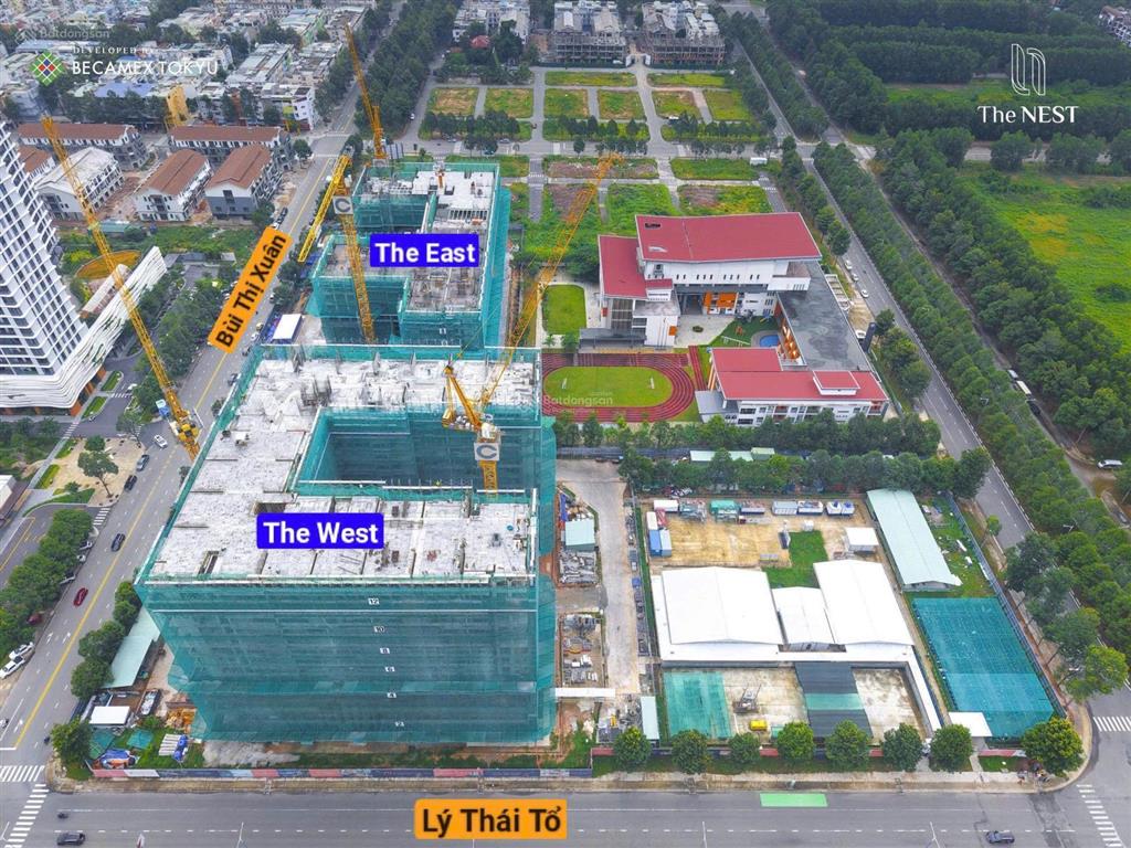 Căn góc vip 72.2m2 3 phòng ngủ  the nest  view đường lý thái tổ  giá f0  thanh toán đến t8/2027