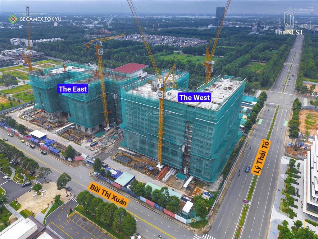 Căn góc vip 72.2m2 3 phòng ngủ  the nest  view đường lý thái tổ  giá f0  thanh toán đến t8/2027
