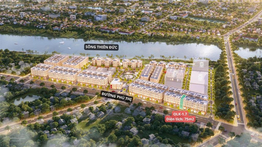 Chính chủ cần bán cắt lỗ căn liền kề mặt đường lớn dự án sát ven sông cực đẹp khu vực gia lâm