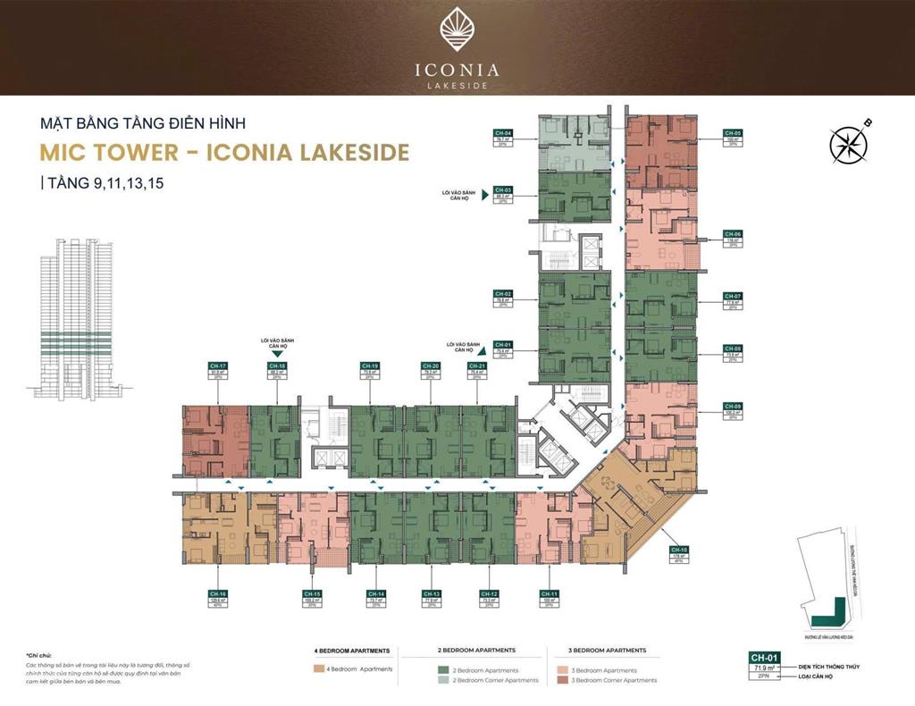Bán căn 2 phòng ngủ dự án iconia lakeside mipec 54 tố hữu. giá 6.6 tỷ