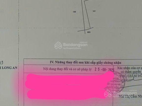 Chính chủ bán lô đất mặt tiền đường 823, 1 chủ, lô đất vuông, cách 1km đi thẳng vinhome hậu nghĩa.