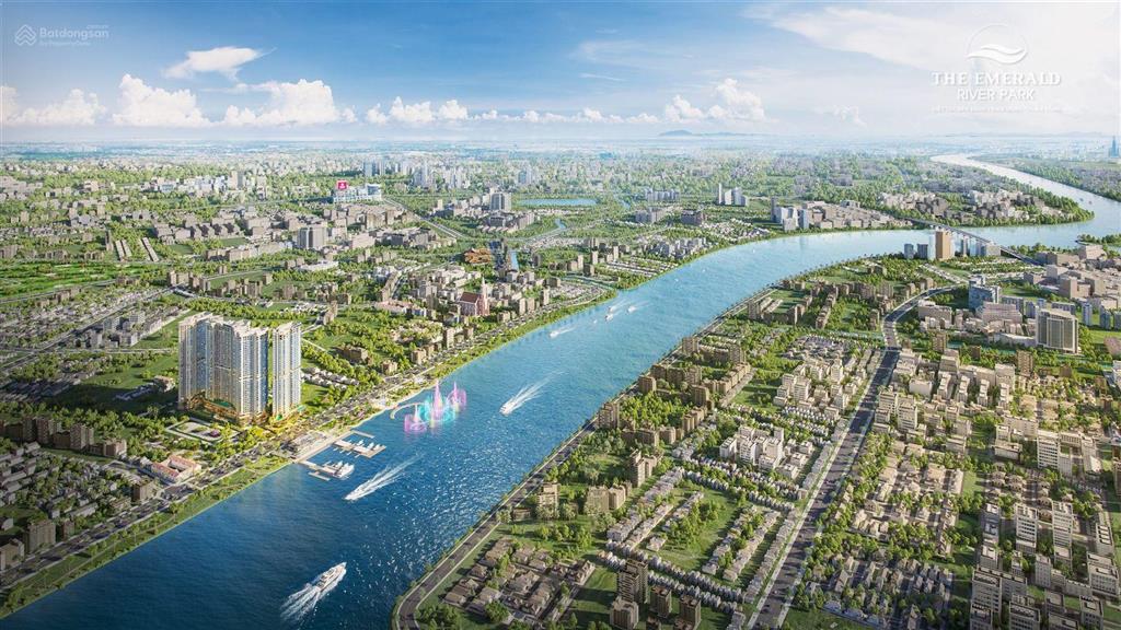 Bán căn hộ the emerald river park mặt tiền sông sài gòn  lái thiêu