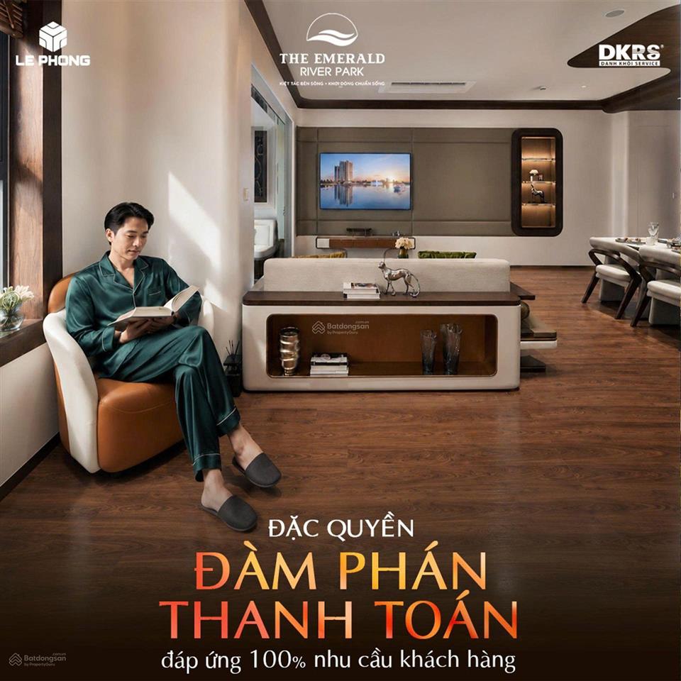 Bán căn hộ the emerald river park mặt tiền sông sài gòn  lái thiêu