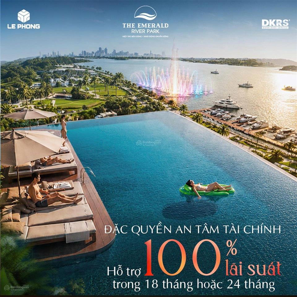 Bán căn hộ the emerald river park mặt tiền sông sài gòn  lái thiêu