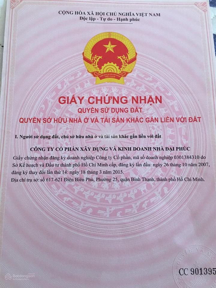 Chủ kẹt tiền bán nhanh nền đất kdc đại phúc, phạm hùng nối dài, dt 5x20m giá 67tr/m2