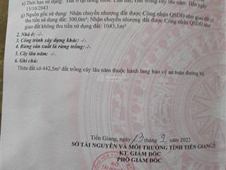 Chính chủ bán đất đường xẻo mây cái bè, dt1343m2 có thổ cư giá 7tỷ9