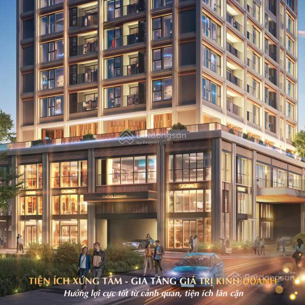 Cho thuê shophouse khối đế ponte  mặt tiền trần hưng đạo ngang 7m diện tích 85m2 chủ hoàn thiện