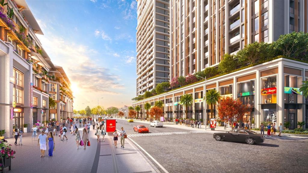 Cho thuê shophouse khối đế ponte  mặt tiền trần hưng đạo ngang 7m diện tích 85m2 chủ hoàn thiện