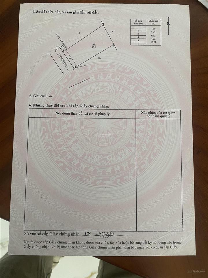 Chính chủ cần bán gấp đất sổ riêng long hậu giáp nhà bèq7