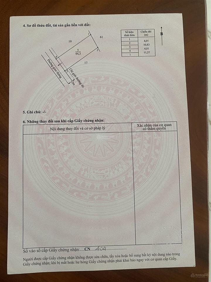 Chính chủ cần bán gấp đất sổ riêng long hậu giáp nhà bèq7