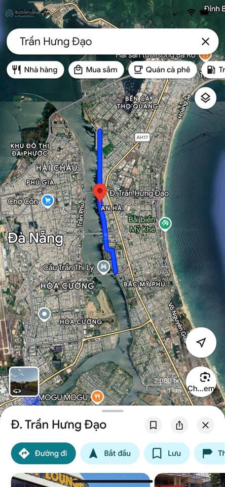 Cần cho thuê mặt tiền nhà đường trần hưng đạo. view sông.