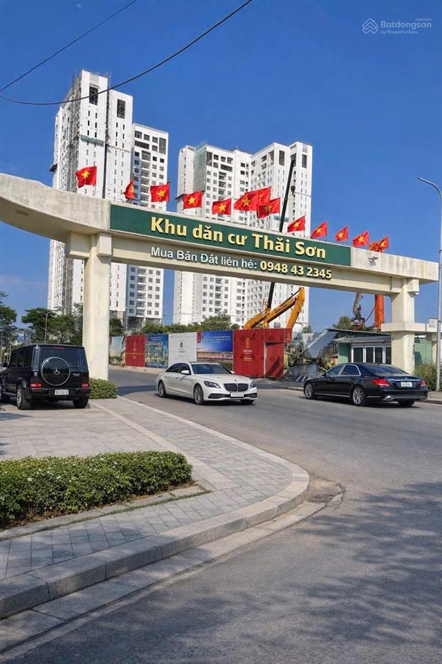 Chuyên bán đất biệt thự kdc thái sơn, lô c11 dt 10x25. sổ hồng. gpxd 1 trệt 1,5 lầu. giá 65tr/m2