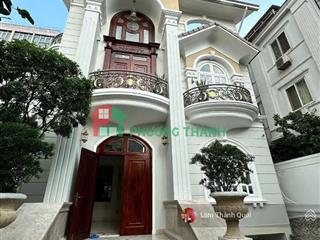 Bán villa quốc hương, 14x23, 303m2, 1 hầm, 2 lầu, 5pn, 5wc, nhà đẹp, 73 tỷ