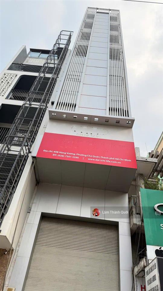 Bán nhà mt 49b hùng vương, 4.1x26, 1 hầm, 9 tầng, hđt 100tr/t, 55 tỷ