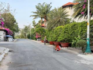 Bán villa mt số 9 đường 87a, gần lâm quan ky, 25x22, 550m2, 1 hầm, 3 tầng, 97 tỷ