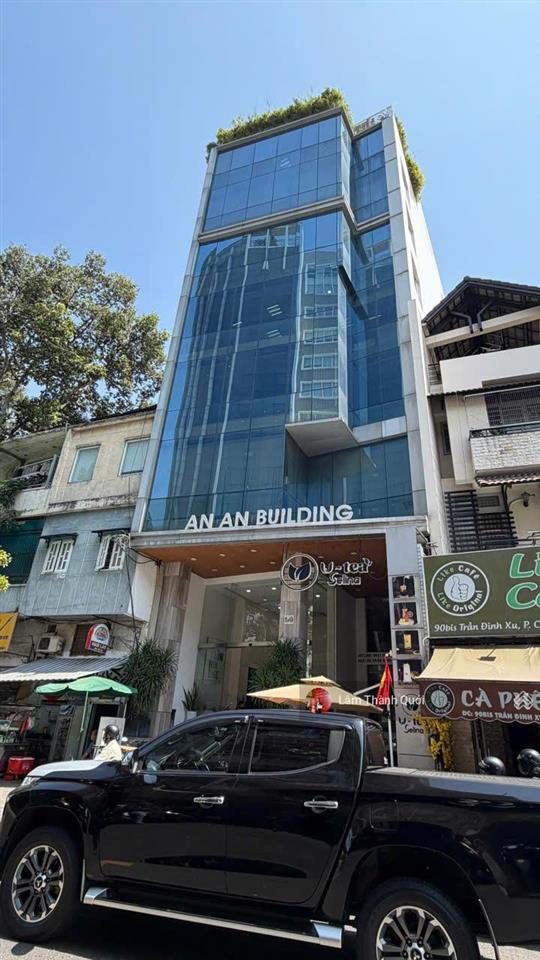 Bán nhà mt trần đình xu, 8.7x20, 1 hầm, 8 tầng, gần trần hưng đạo, 175 tỷ