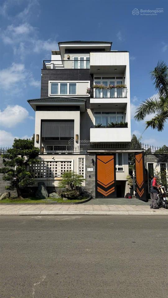 Bán biệt thự mt vũ phươn đề, đảo kim cương, 20x23, 460m2, 1 hầm, 4 tầng, 112 tỷ