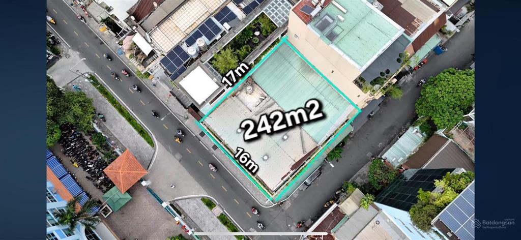 Bán nhà 2mt 116 nguyễn văn thủ, 16x17, 242m2, 3 tầng, 210 tỷ