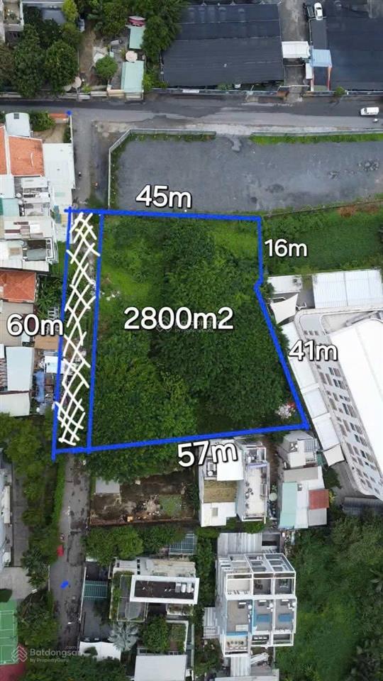 Bán đất mt 26 đường số 65, phường thảo điền, 2800m2, 55x50, gần trường bis, 600 tỷ