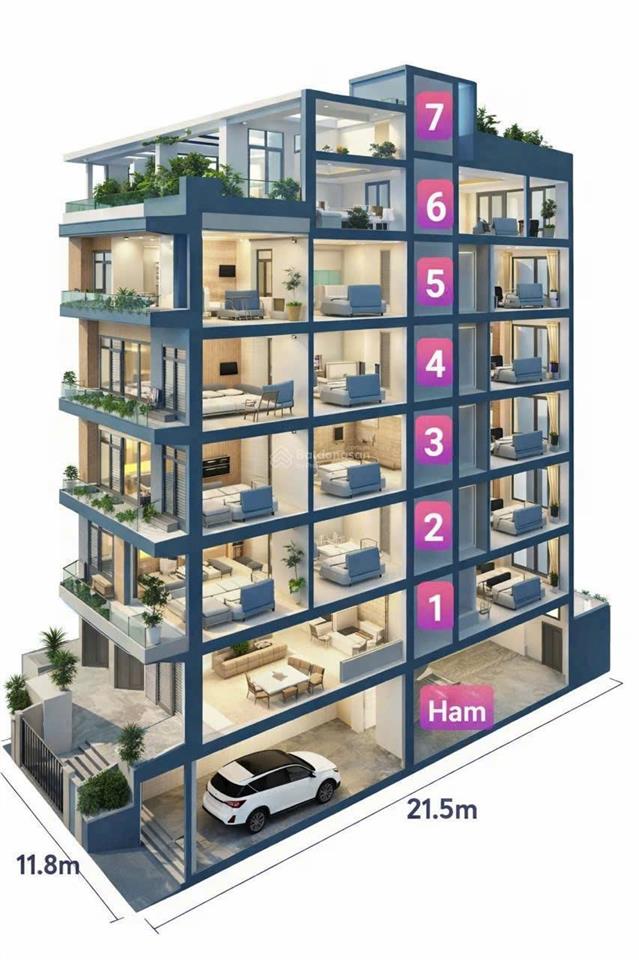 Bán nhà mt 199 trương văn bang, 8x20, 160m2, 3 tầng, 105 tỷ