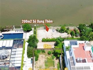 Bán đất compound eden 117 nguyễn văn hưởng, 15x27, 405m2, đối diện sông, 170 tỷ