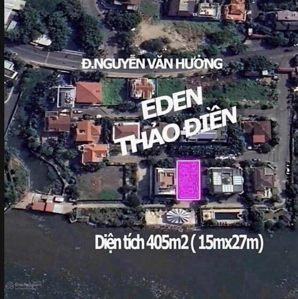 Bán đất compound eden 117 nguyễn văn hưởng, 15x27, 405m2, đối diện sông, 170 tỷ