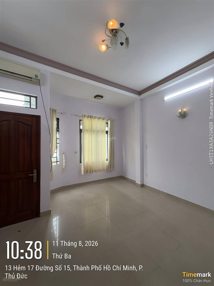 Bán gấp nhà 1 trệt 3 lầu. hẻm đường số 15. phường linh chiểu. tp thủ đức tổng 5 tầng
