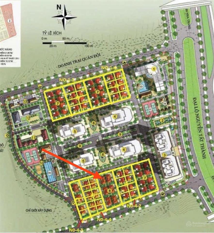 Lô góc siêu đẹp, siêu hiếm diện tích 197,5 m2 của dự án mhdi cam ranh
