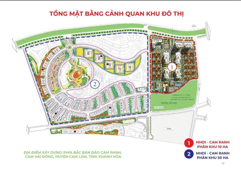 Tự do thiết kế không gian sống/kinh doanh thuê biệt thự đơn lập cam ranh chỉ 20 tr/tháng