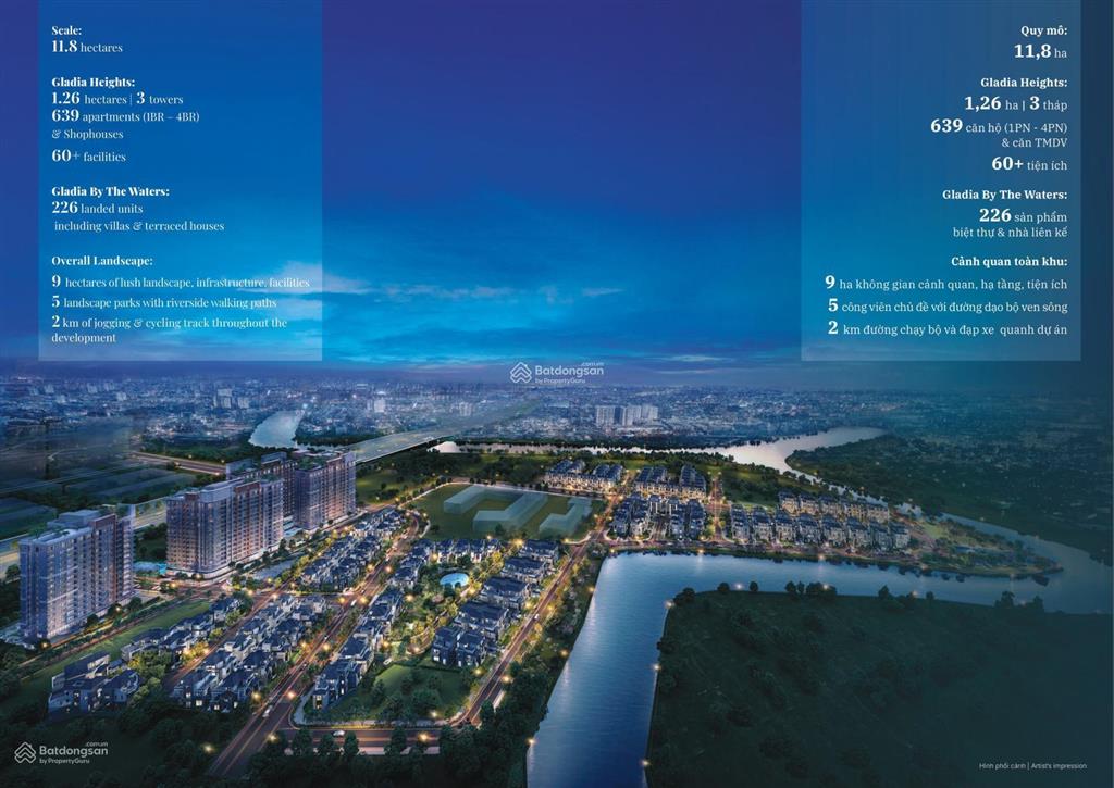 Mở bán căn hộ gladia heights cđt keppel và khang điền giá dự kiến từ 5,9 tỷ 1pn 53m2 đang booking