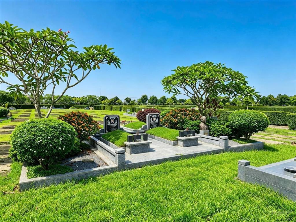 Chính chủ cần bán cặp mộ đôi khu m302. hướng tây nam  khu trung tâm hoa viên