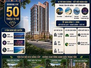 Nhận booking 50tr/vị trí dự án symphony 5 vị trí ven sông hàn một trong quỹ đất sót lại giá từ cđt