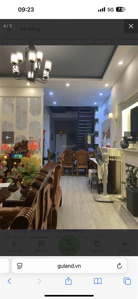 Bán nhà 2 tầng mặt tiền lê cảnh tuân  nại hiên đông  sơn trà giá 9ty3 ( 118m2= ngang 5m)