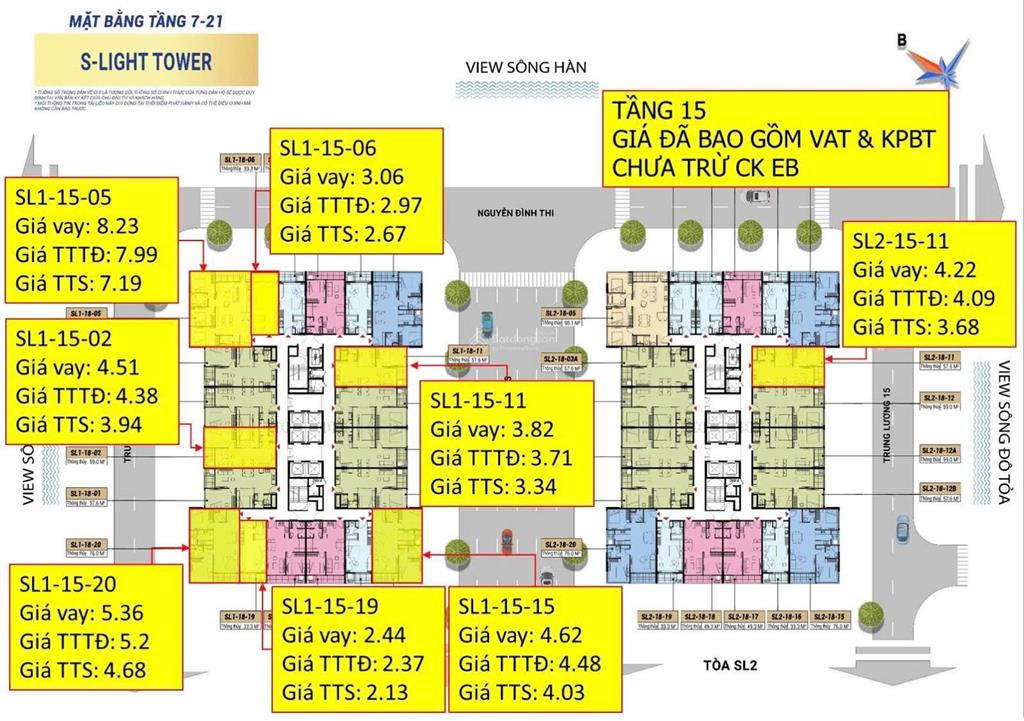Bán cc cao cấp mặt sông hàn giá từ chủ đầu tư chỉ từ 2 tỷ sở hữu lâu dài  dự án slight