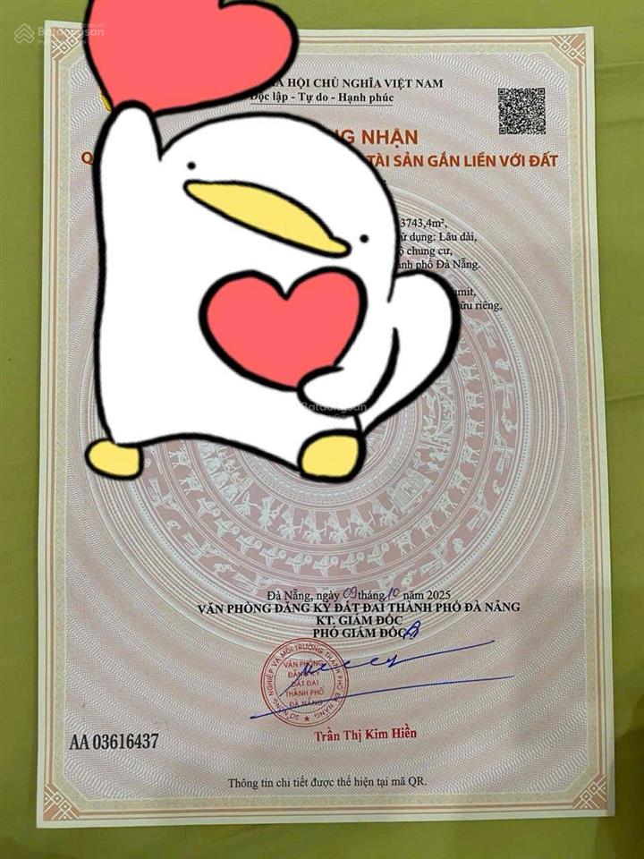 Bán cc cao cấp sơn trà ocean view 95 ngô quyền tầng cao view núi 50m2 full nội thất giá 2ty7 sổ đỏ