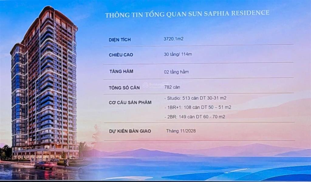 Sun group chính thức nhận booking căn hộ mặt biển đầu tiên tại đà nẵng sun saphia residence 50tr