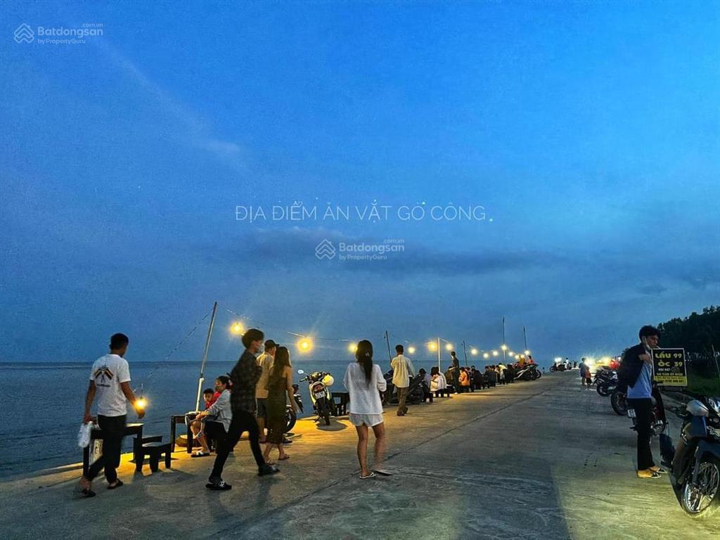 Bán 1000m2 đất mặt tiền biển tân thành gò công đông, tiền giang