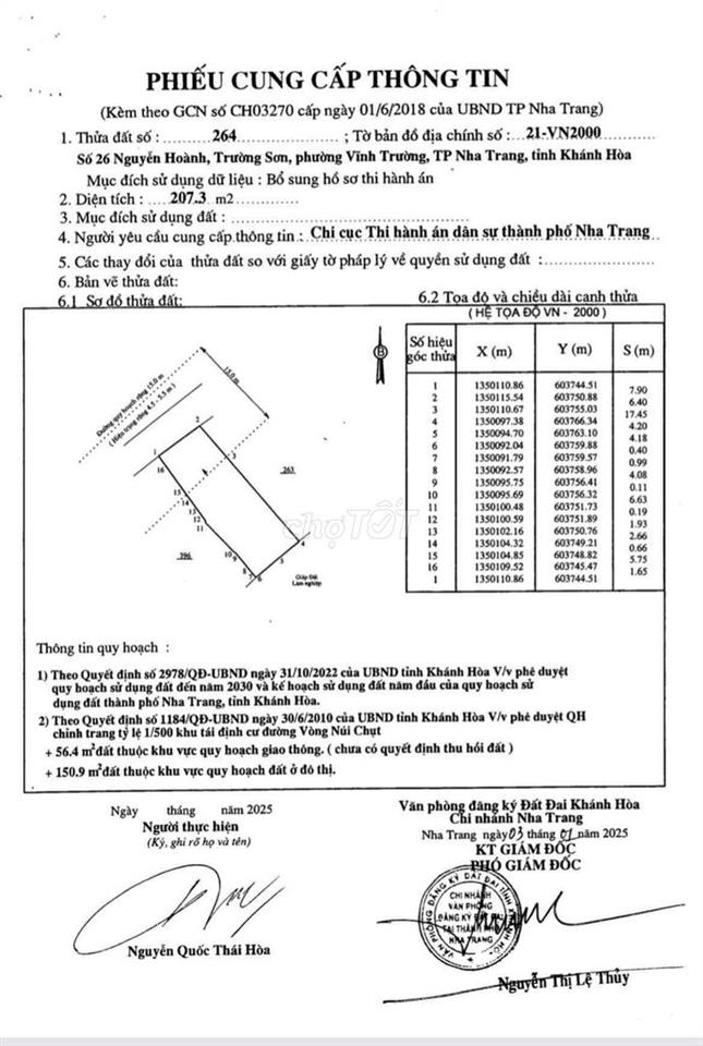 Bán lô đất Ngang 8m - Cách biển 1km