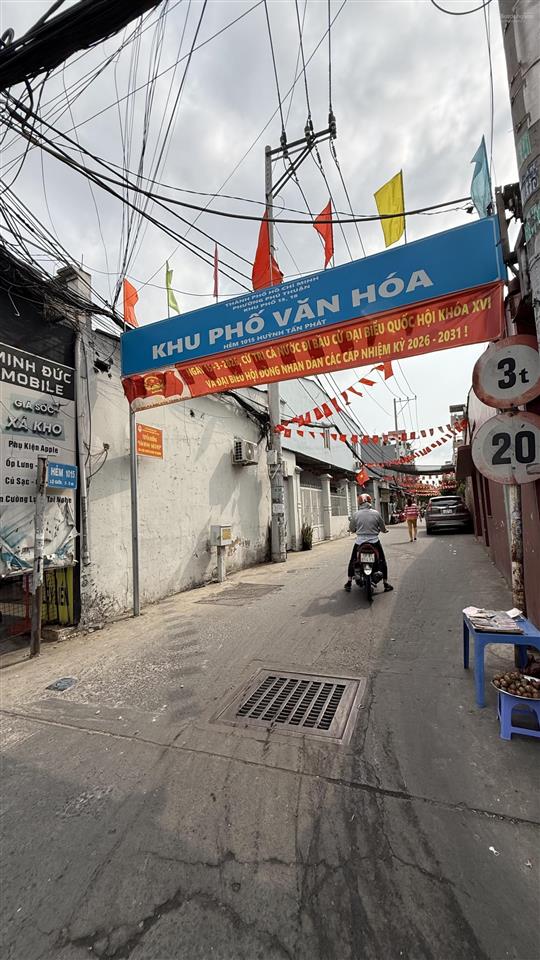 Đất hẻm xe hơi 64m² 4,9 tỷ 1015 huỳnh tấn phát, p. phú thuận, q7 (ngay chợ phú thuận)
