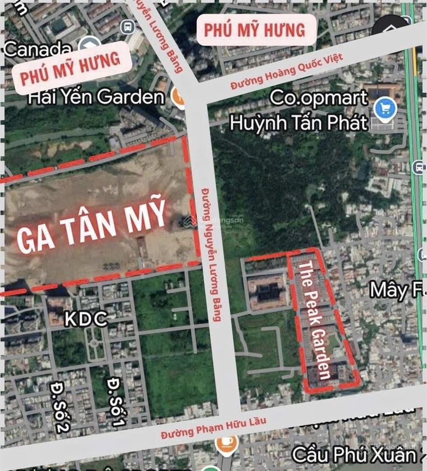 Đất khu phú mỹ chợ lớn bên hông dự án vin và ga metro bến thành 11,2 tỷ 86m2