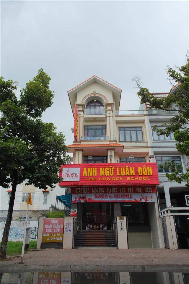 Cho thuê nhà 1 hầm 3 tầng mt nguyễn thị thập, kdc him lam, p tân hưng, q7