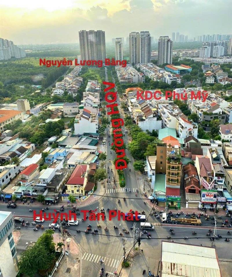 Cho thuê nhà 30tr 4 tầng dtsd 445m2 kdc phú mỹ vạn phát hưng mt đường số 2 quận 7