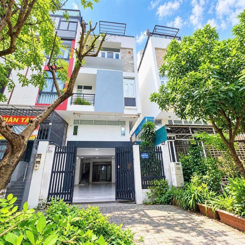 Cho thuê nhà 30tr 4 tầng dtsd 445m2 kdc phú mỹ vạn phát hưng mt đường số 2 quận 7