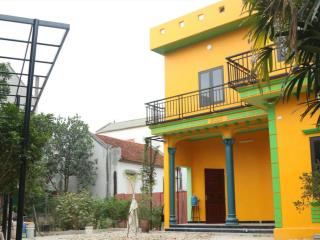 Cho thuê bt 9pn 4wc 343m2 tại hạ bằng (gần đại học fpt), 1,5 triệu/phòng/tháng