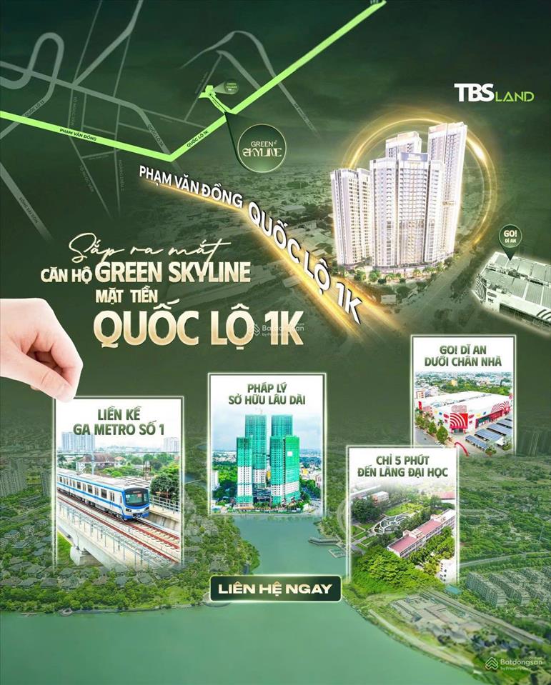 Rổ căn cđt 1pn 55m². đơn giá 55tr/m2. bàn giao cuối 2026. call e nhâm chuyên green skyline