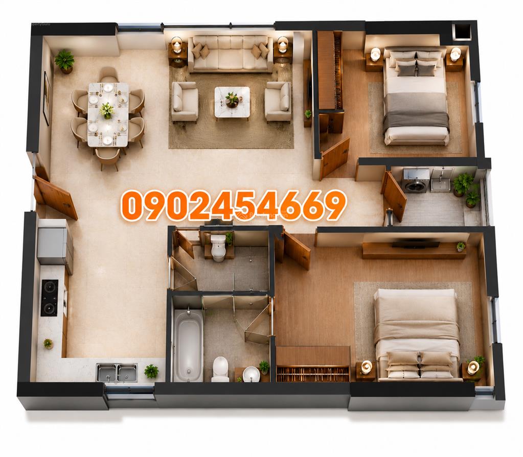Bán căn hộ chung cư petroland 4,05 tỷ, 79,6 tại khu dân cư đông thủ thiêm, hồ chí minh