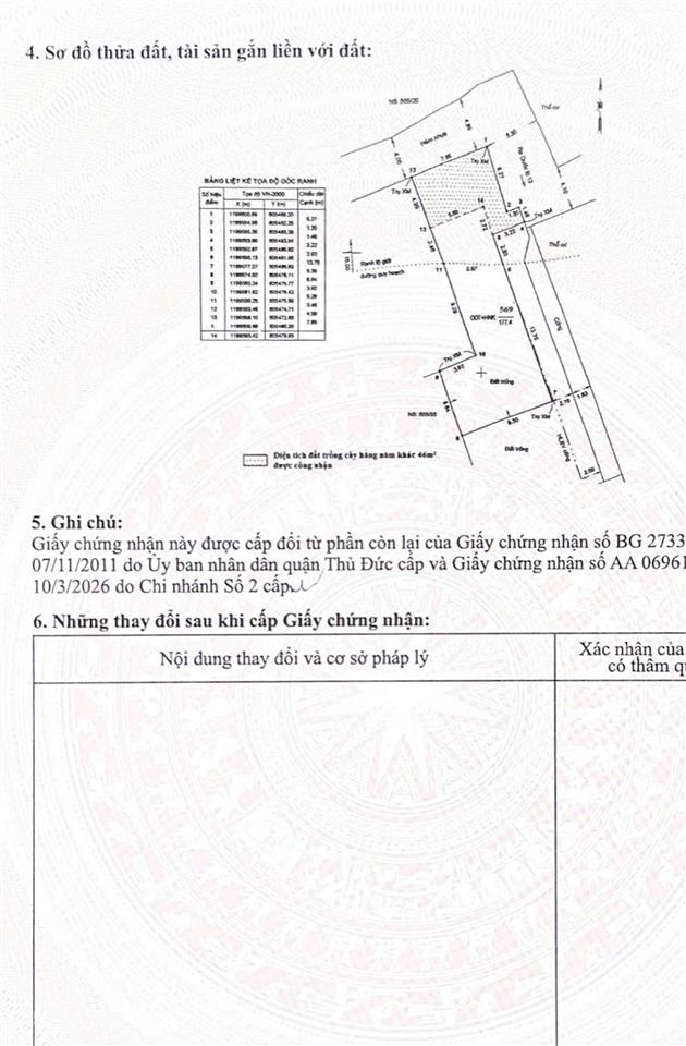 Bán lô đất diện tích khủng 177m2 tại 505/33 quốc lộ 13 cách cổng vạn phúc chỉ 200m tiện xây chdv