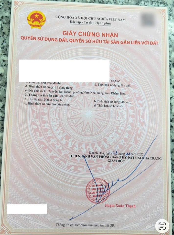 Bán nhà 2 tầng mặt tiền đường nguyễn tất thành phước long nha trang giá chỉ 6,5 tỷ