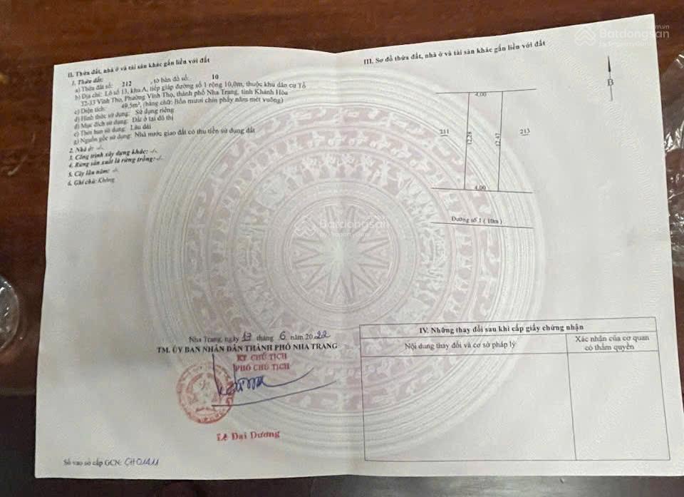 Hàng hiếm bán đất phạm văn đồng, cách biển 50m  tđc hòn đỏ  giá 5,8 tỷ